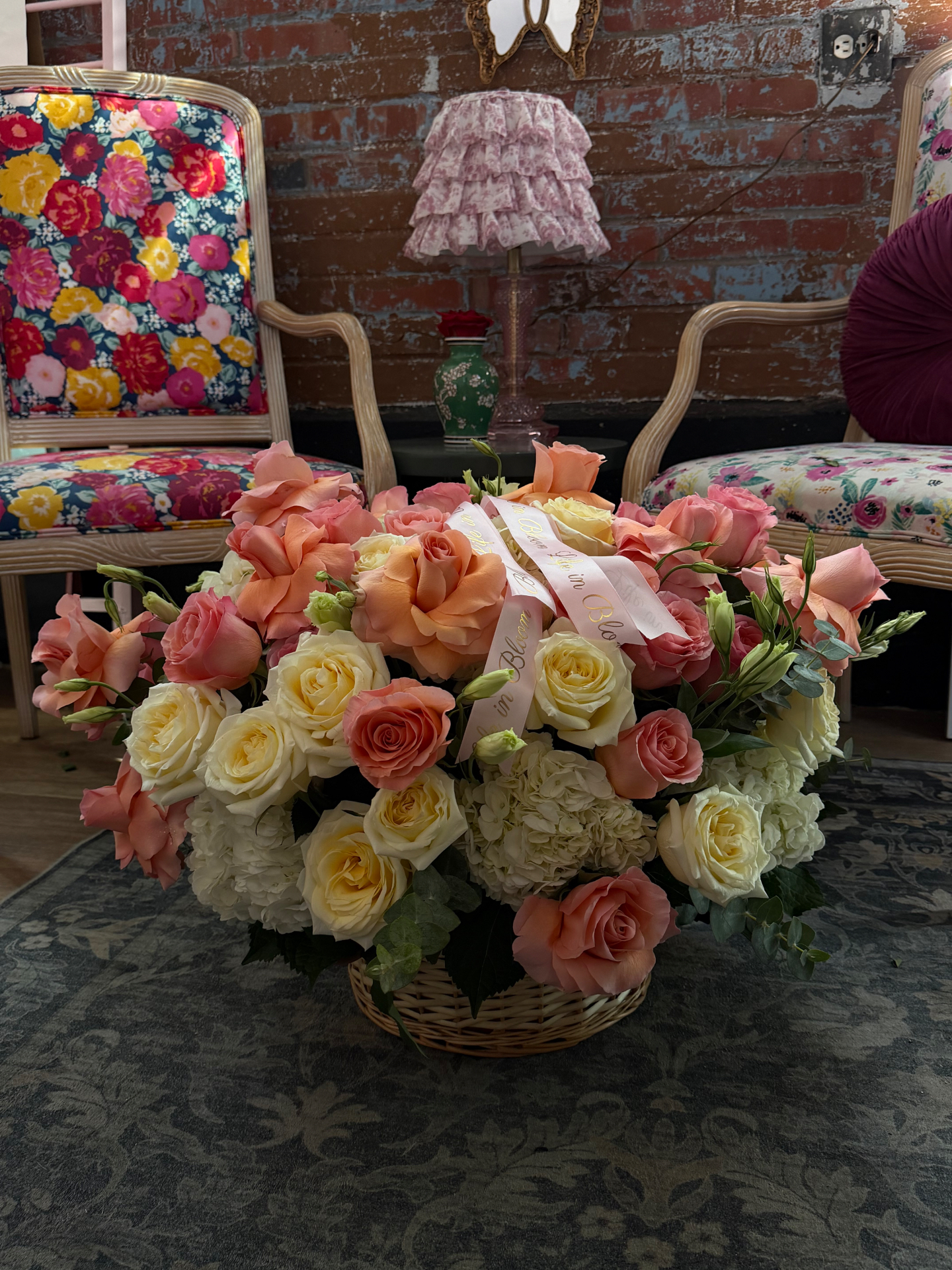 Large Flower Mixed Basket